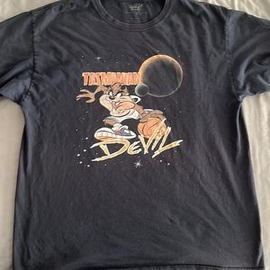 Graphic Tasmanian Devil Space Jam Mens Large Tee